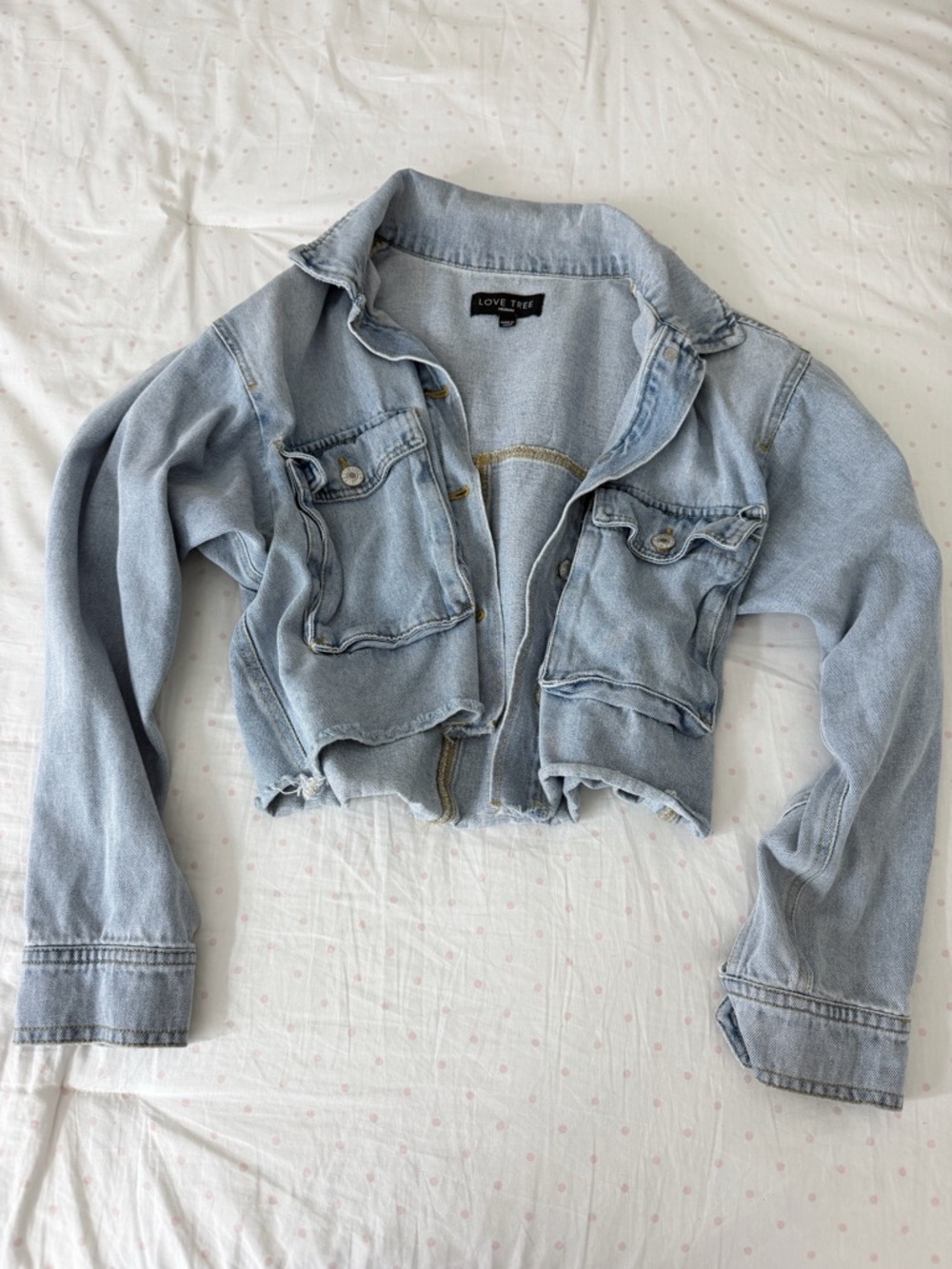Love Tree Light Blue Denim Jacket